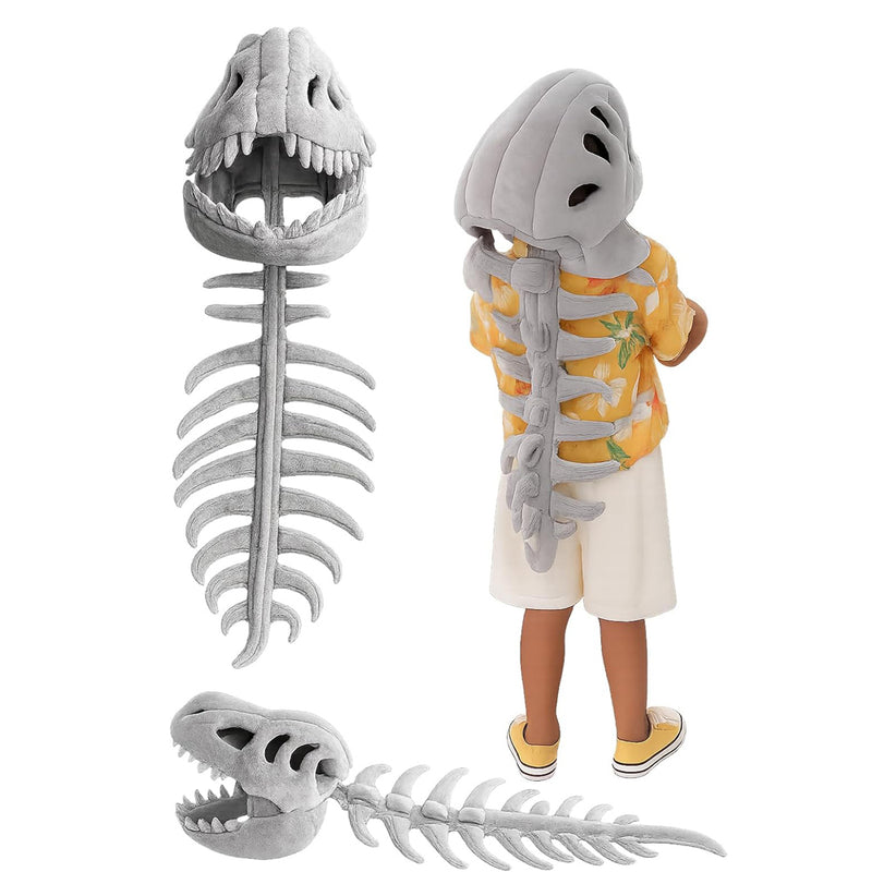 The Rexoskeleton skull and tail