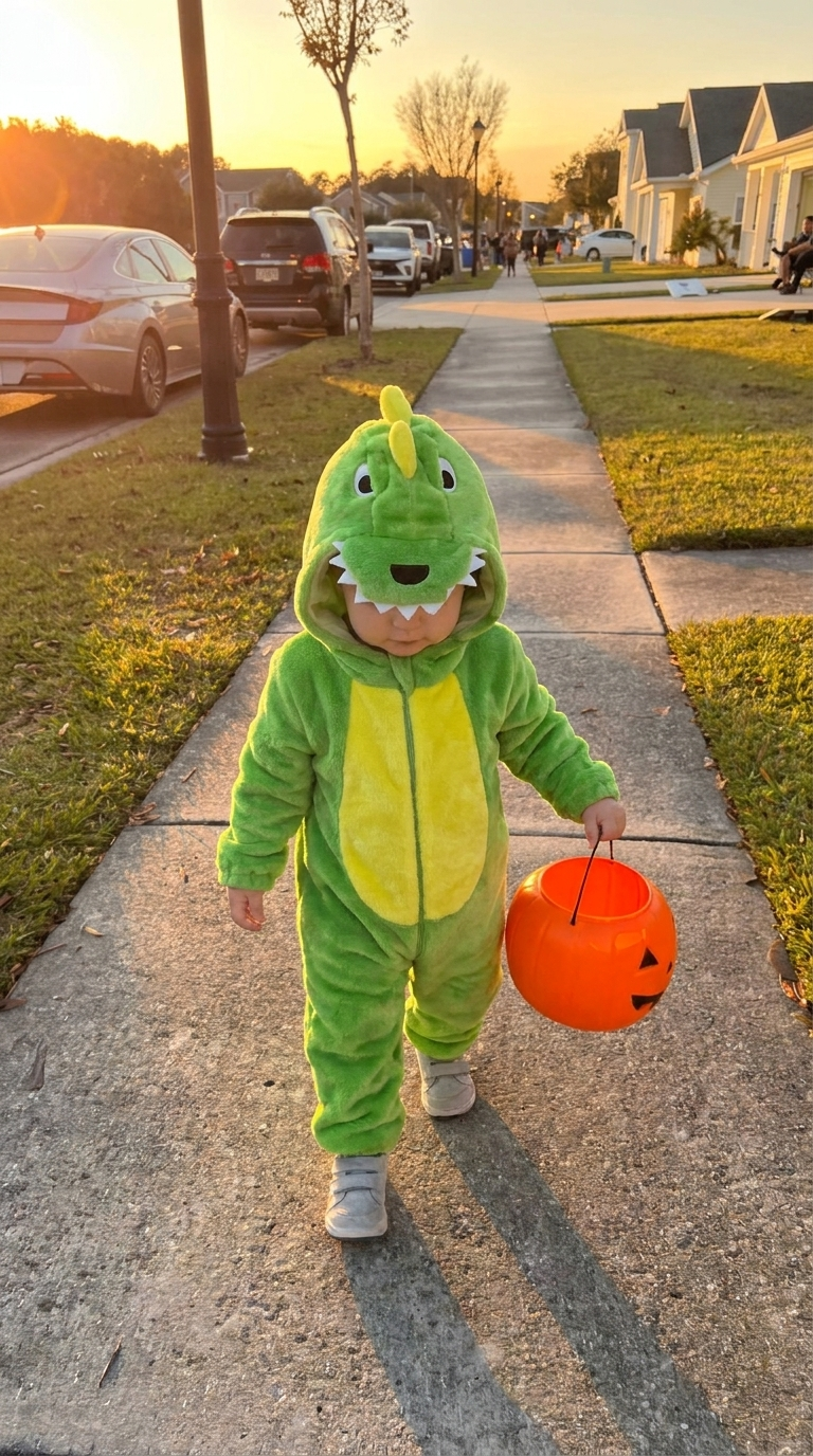 Because next Halloween, they won't be this little.