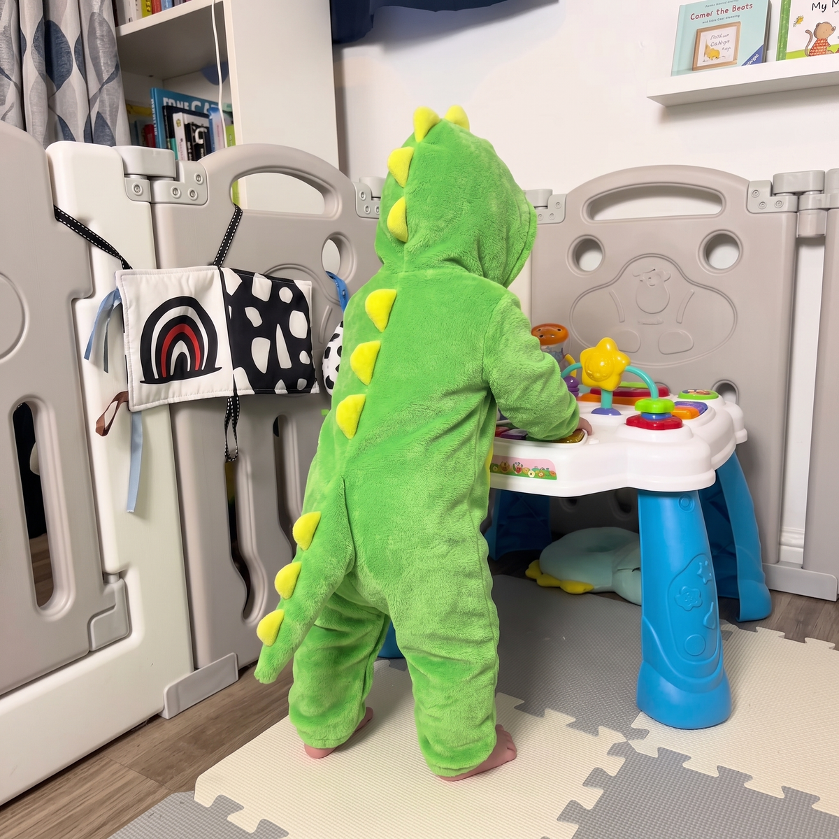 They'll look like a dinosaur—from every angle.